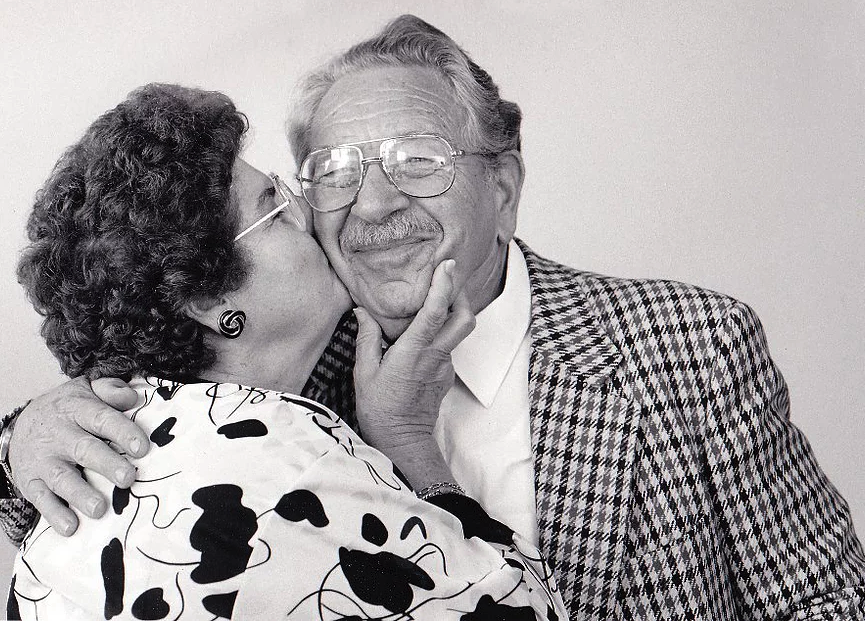 Sidney Bronstein with his wife of over 65 years!